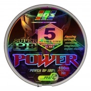 Шнур плетений для риболовлі, EOS Power Super PE, 100м, перетин 0,50мм